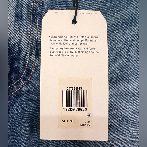 Men’s Levis 551Z Straight Leg Jeans - Picture 4 of 7